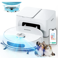 [EU Direct] Tesvor S8 Max Robotstofzuiger, 3 in 1 Stofzuigen/Stofwissen/Schrobben, 8000Pa Super Zuigkracht, Tot 180 minu