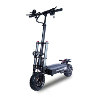 [EU DIRECT] TOURSOR E5B Elektrische Scooter 60V 40Ah Batterij 2800W*2 Dubbele Motoren 11inch Off road Banden 60 80KM Act