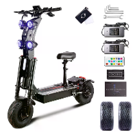 [EU Direct] TOURSOR X14 PRO Elektrische Scooter met Zitting NFC Functie 60V 50Ah Accu 60V 5000W*2 Dubbele Motoren Aanbev