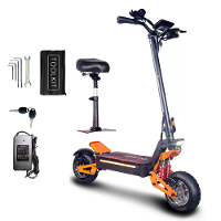 [EU DIRECT] TOURSOR X5 48 Elektrische Scooter met Zadel 1200W Motor 48V 18AH Batterij 11 inch Rubber Pneumatische Banden