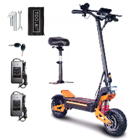 [EU DIRECT] TOURSOR X5 52 Elektrische Scooter met Zadel 52V 25AH Batterij 52V 2500W*2 Dubbele Motor Aanbevolen Topsnelhe