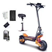 [EU DIRECT] TOURSOR X5 60 Elektrische Scooter met zitting, 60V 38Ah batterij, 60V 3000W*2 dubbele motoren, aanbevolen to