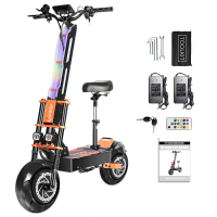 [EU Direct] TOURSOR X8 Elektrische Scooter 60V 38.8AH Batterij 4000W*2 Dubbele Motoren 13 inch Wegbanden 110KM Maximale