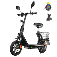 [EU Direct] TWOFISH M5 PRO E EEC Gecertificeerde Elektrische Scooter met Zitting en Achtermand 48V 13Ah Accu 500W Motor