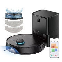 [EU Direct] Ultenic T20 Pro Robotstofzuiger met Mopfunctie, 8000 Pa Zuigkracht, 3,5 L Station, AI Assisted Laser Obstake