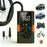[EU Direct] UNITPACKPOWER MQ01 Draagbare Bandenpomp, 150PSI Draadloze Luchtcompressor met 4000mAh Batterij, 4 Inflatiemo