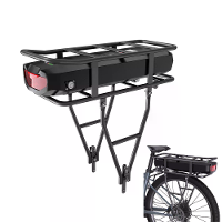 [EU Direct] UNITPACKPOWER R006 36V 17.5AH Achterdrager Elektrische Fiets Accu 60km Max 3500mAh Lithium Li ion 18650 Accu