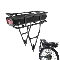 [EU Direct] UNITPACKPOWER R006 36V 17,5AH Achterdrager Elektrische Fiets Batterij 3500mAh Batterij met 20A BMS Beschermi