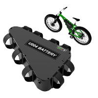 [EU Direct] UNITPACKPOWER U004 52V 20AH Ebike Driehoek Accu 2500mAh Accu met 40A BMS Beschermingsplatine 3A Lader voor M