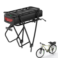 [EU Direct] UNITPACKPOWER U010 1 52V 31.2Ah Achterdrager Elektrische Fietsaccu LG5200mAh Accu met 50A BMS Beschermingsbo