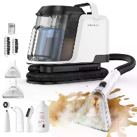 [EU Direct] UWANT Y100 draagbare stoomreiniger voor tapijten, 18KPa sterke zuiging, dubbele watertank van 1,2 L, zelfrei
