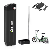 [EU Direct] Varstrom 36V 18,2Ah 655,2Wh Zilvervisje Opvouwbare Elektrische Fietsaccu   Aangedreven door 2600mAh 18650 Li