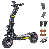 [EU DIRECT] VREOM T116 Vouwbare Elektrische Scooter 60V 40Ah 4000W*2 Dual Motor Aanbevolen Topsnelheid 25KM/H 14 Inch Ba