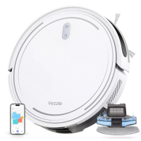[EU Direct] Vyzzle D10 Slimme Robotstofzuiger met dweilfunctie, 5000Pa krachtige zuigkracht, 150 minuten werktijd, 2600m