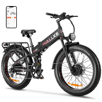 [EU Direct] WALLKE X3 MAX Elektrische Fiets 48V 22AH Samsung Batterij Cel 750W*2 Dual Motor 26*4.0Inch Banden 100 164KM