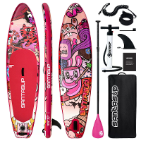 [EU Direct] WaveRite 320*81*15cm Opblaasbaar Stand Up Paddleboard Surfplank Compleet Paddleboard Accessoires Verstelbare