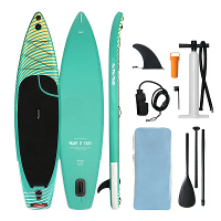 [EU Direct] WaveRite 335X81X15CM Laad 240KG+ 1 4 Personen Opblaasbare Stand Up Paddle Board Enkele Vin Racesurfplank Voo