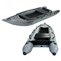 [EU Direct] WaveRite opblaasbaar bootje Opblaasbare Kayak 330x110 cm Vissende Kayak voor Spinning Fishing Dinghy voor Ro
