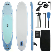 [EU Direct] WaveRite opblaasbaar stand up paddleboard 335*82*15 cm 400 lbs capaciteit 12 15 PSI SUP met pomp peddel leas