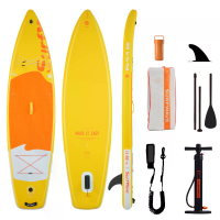 [EU Direct] WaveRite opblaasbaar stand up paddleboard 335*84*15 cm, capaciteit 430 lb, 12 15 PSI SUP met pomp, peddel, l