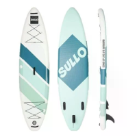 [EU Direct] WaveRite opblaasbare stand up paddleboard 320*84*15 cm 12 15 PSI SUP met pomp, peddel, leash, rugzak