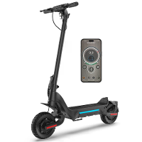 [EU DIRECT] WQ S9 Plus Elektrische Scooter 48V 18Ah Batterij 600W*2 Dual Motoren 10inch Banden 50 70KM Actieradius 120KG