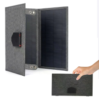 [EU Direct] Xmund 30W opvouwbaar zonnepaneel Oplader 35,5 x 57,5 cm USB A Type C DC poorten Hoge efficiëntie draagbare g