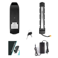 [EU Direct] Yingwu 52V 19.2AH Elektrische Fiets Accu 30A BMS Samsung21700 5000mAh Accu met 58.8V 3A Oplader voor Berg /W
