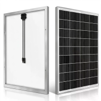 [EU Direct] ZGZXSEXHZ 120W Glazen Zonnepaneel 102x67cm 23,5% Hoog Energieomzetting Voor RECreatie RV Kamperen Bootsertui