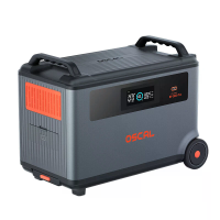 [EU Direct] Zwartzicht OSCAL BP3600 Pro 3600Wh batterijpakket 3500+ cycli Buitenlands back up stroombank voor buiten kam