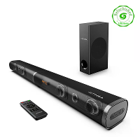 [EU/UK Direct] Gereviseerde ULTIMEA Tapio VII 190W Soundbar 2.1 Kanaals Quad Full range Luidsprekers Dubbele Bass Reflex