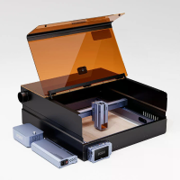 [EU/UK Direct] iKier E2 Laserbeveiligingsomheining met Auto Alignment Camera & Class 1 Safety Voor iKier K1 Series Laser