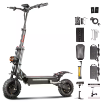 [EU/UK DIRECT] TOURSOR E5B Elektrische Scooter met Zitje 60V 40Ah Batterij 60V 3000W*2 Dual Motors Aanbevolen topsnelhei