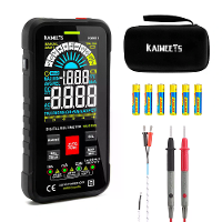 EU/US Direct KAIWEETS KM601 Digitale Multimeter Slimme & Handleiding Modus Groot 3,54 inch Display Zekering Overbelastin