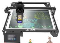 [EU/US Direct] LONGER RAY5 20W Lasergraveermachine Snijder, Vaste Focus, Laser Spot 0.08 * 0.1 Mm, Kleurentouchscreen, 3