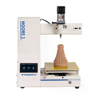 [EU/US Direct] TRONXY® Moore 1 3D printer 180x180x180mm pottenklei 3D printer Vloeibare afzettingmodelering antieke kera