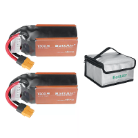 [EU/USA Direct]2 STUKS ISDT BattAir 2e Gen 22.2V 1300mAh 80C 6S Slimme LiPo batterij XT60 Plug Draadloze APP besturing C