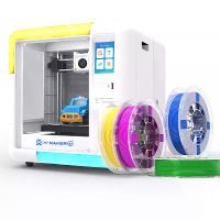 [EU/VS Direct] AOSEED X MAKER AI Kinder 3D printer V4.0 Met 4 PLA filamenten Volledig afgesloten 0.05Mm Hoge precisie 40