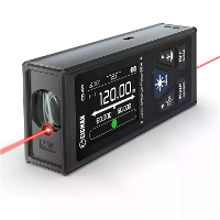 EU VS Direct CIGMAN CD 60 393ft 120M Dual Laser Afstandsmeter Hoge Precisie Oplaadbaar Bilateraal Eendirectioneel Meten