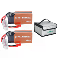 [EU/VS Direct] ISDT BattAir 2nd Gen 7.4V 900mAh 30C 2S Slimme LiPo batterij Draadloze APP Controle JST Plug voor Axial 1