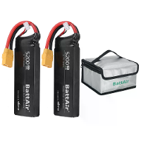 [EU/VS Direct]ISDT BattAir 7.4V 5200mAh 50C 2S Tweede Generatie Slimme Lipo Batterij XT90 Ondersteuning APP Controle voo