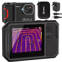 EU/VS Direct KAIWEETS KTI K01 Thermische Camera Hoge Resolutie Beeldsnelheid Breed Temperatuurbereik Laserafstandsmeting