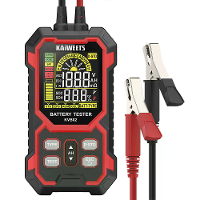 EU VS Direct KAIWEETS KVB02 Auto Accu Tester 12V 24V Laad Tester met 2,68 Inch LCD Nauwkeurige Resultaten Omgekeerde Pol