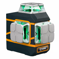 EU VS Directe CIGMAN CM 801 Laserniveau 3x360° 3D met afstandsbediening Dual 2600mAh oplaadbare batterijen voor continu