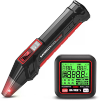 EU VS DirectKAIWEETS KT301E stekkerontdekker kit sockettester met LCD achtergrondverlichting RCD test NCV spanningtester