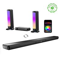 [EU/VS/UK Direct] Gerenoveerde ULTIMEA Apollo S70 180W 5.0 Kanaal Afneembare Verlichting Soundbar bluetooth Soundbar 5 K