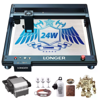 [EU/VS/VK Direct] LONGER Laser B1 20W Laser Graveur Coupeur, tête laser à 4 cœurs, puissance de sortie 22 24W, zone de g