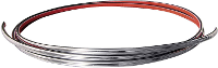 Eufab 30182 Sierstrip (auto) Chroom (l x b) 2.45 M x 21 mm