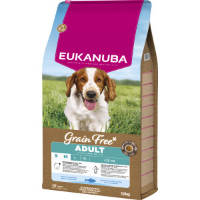 Eukanuba Adult S/M graanvrij zeevis hondenvoer 2 x 3 kg