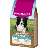 Eukanuba Adult Small & Medium kip graanvrij hondenvoer 2 x 12 kg